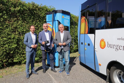 VBB-Geschäftsführer Johannes Jandrisevits, Verkehrslandesrat Heinrich Dorner und VBB-Geschäftsführer Wolfgang Werderits.