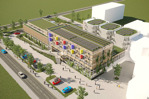 Entwürfe des geplanten Volksgruppenhauses