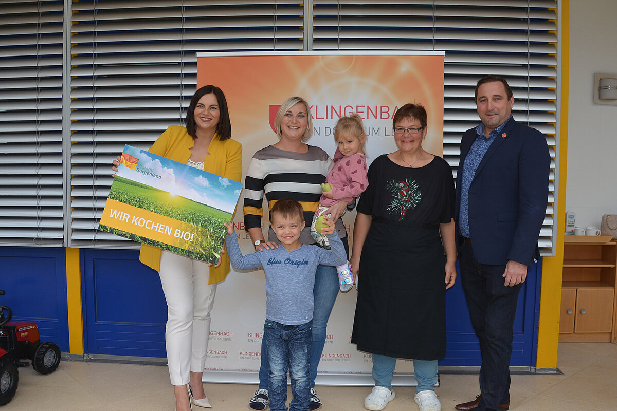 Gemeinde Klingenbach kocht zu 100 Bio Land Burgenland