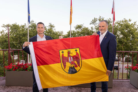 Landeshauptmann Hans Peter Doskozil und LT-Präsident Robert Hergovich