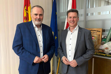 Landeshauptmann Hans Peter Doskozil und Kärntens Landeshauptmann Daniel Fellner (Archivbild)