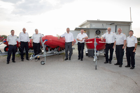 Drei neue Boote für die Feuerwehren