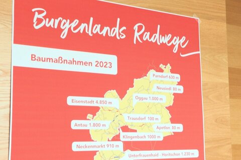 Burgenland radelt - 30 Kilometer Radinfrastruktur errichtet