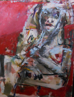 PARTHL Helmut – „dakritzt“, 2012, Mischtechnik/Molino