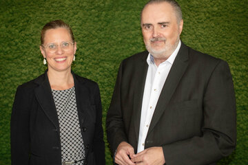 Landeshauptmann-Stellvertreterin Anja Haider-Wallner und Landeshauptmann Hans Peter Doskozil