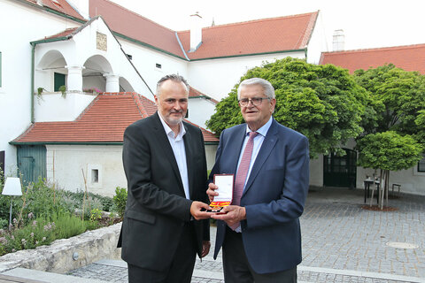 LH Hans Hans Peter Doskozil mit Hermann Krutzler