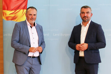 Landeshauptmann Doskozil und Bautenlandesrat Dorner informierten über den Handwerkerbonus