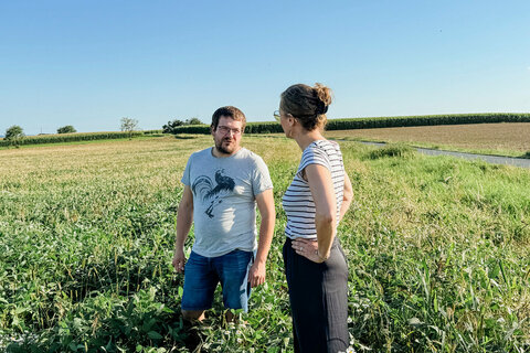Landeshauptmann-Stellvertreterin Anja Haider-Wallner besuchte den Biohof Koch in Markt Allhau.