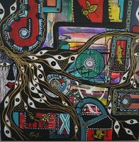 ISTVANITS Ernst, "Tausend Augenblicke", 2011, Acryl/Lw