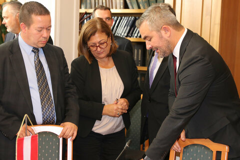 Landesrat Heinrich Dorner erläuterte burgenländische Standpunkte im Bereich Verkehr.