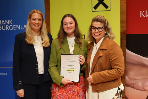 Landesrätin Daniela Winkler gratulierte den jungen Musikerinnen und Musikern bei prima la musica in raiding