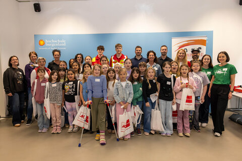 Die Hochschule Burgenland veranstaltete am Mittwoch einen Mini Girls Day für Mädchen von acht bis zehn Jahren.