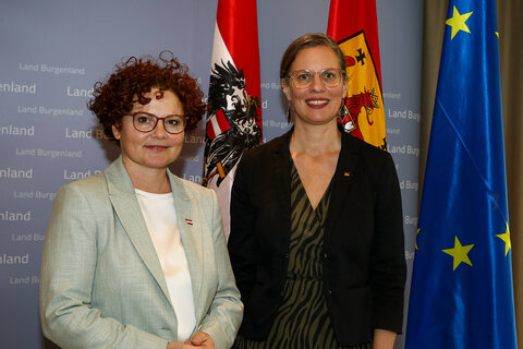 Landeshauptmann-Stellvertreterin Anja Haider-Wallner Landesrat mit Staatssekretärin Elisabeth Zehetner