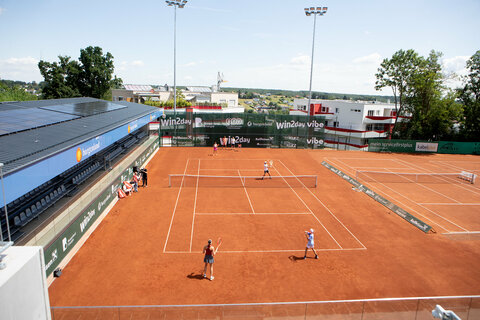 Übersichtsbild des neuen Centercourts in Oberpullendorf.