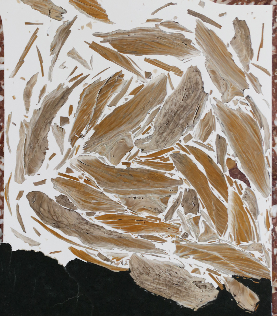 Lukas Janitsch, Tsunami, 2019; Naturstein, Polyester; 42x37cm