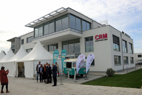 Das neue Gebäude des CRM-Verlags in Parndorf