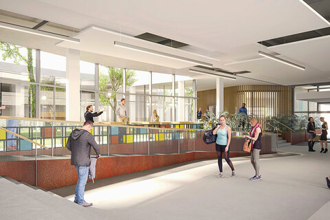 Entwürfe des geplanten Volksgruppenhauses