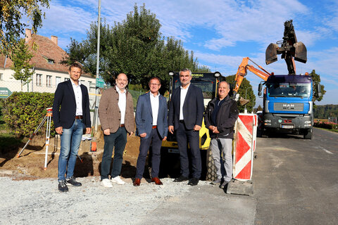 Landesrat Dorner präsentiert zwei Straßenprojekte im Bezirk Oberpullendorf