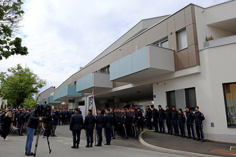 Eröffnung Polizeiinspektion Deutschkreutz und Angelobung von Polizeischülern
