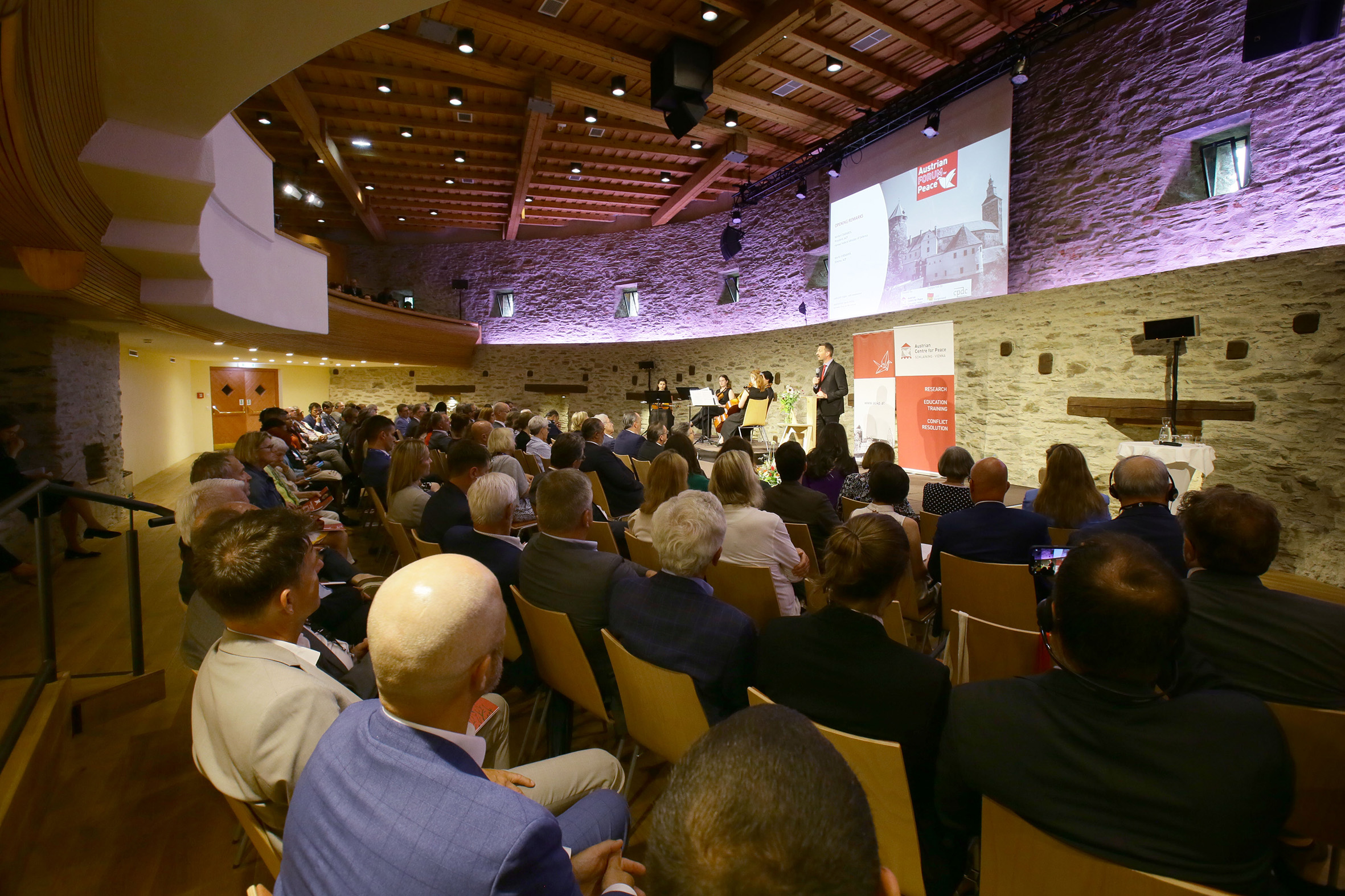 Panorama-Ansicht im Granarium