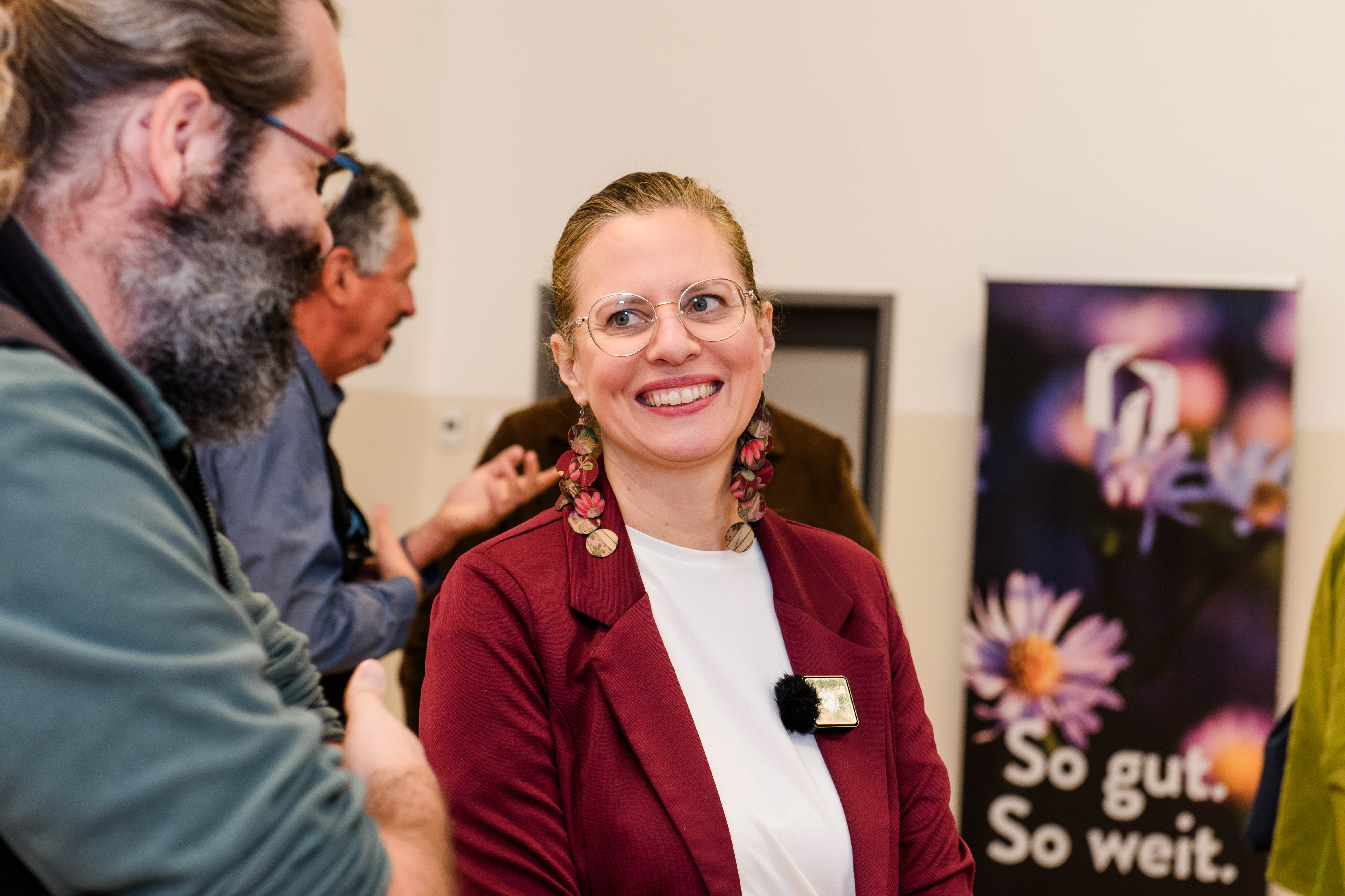 LH-Stv.in Anja Haider-Wallner im Gespräch mit DI Harald Grabenhofer (Fachbereichsleiter Nationalpark-Forschung)