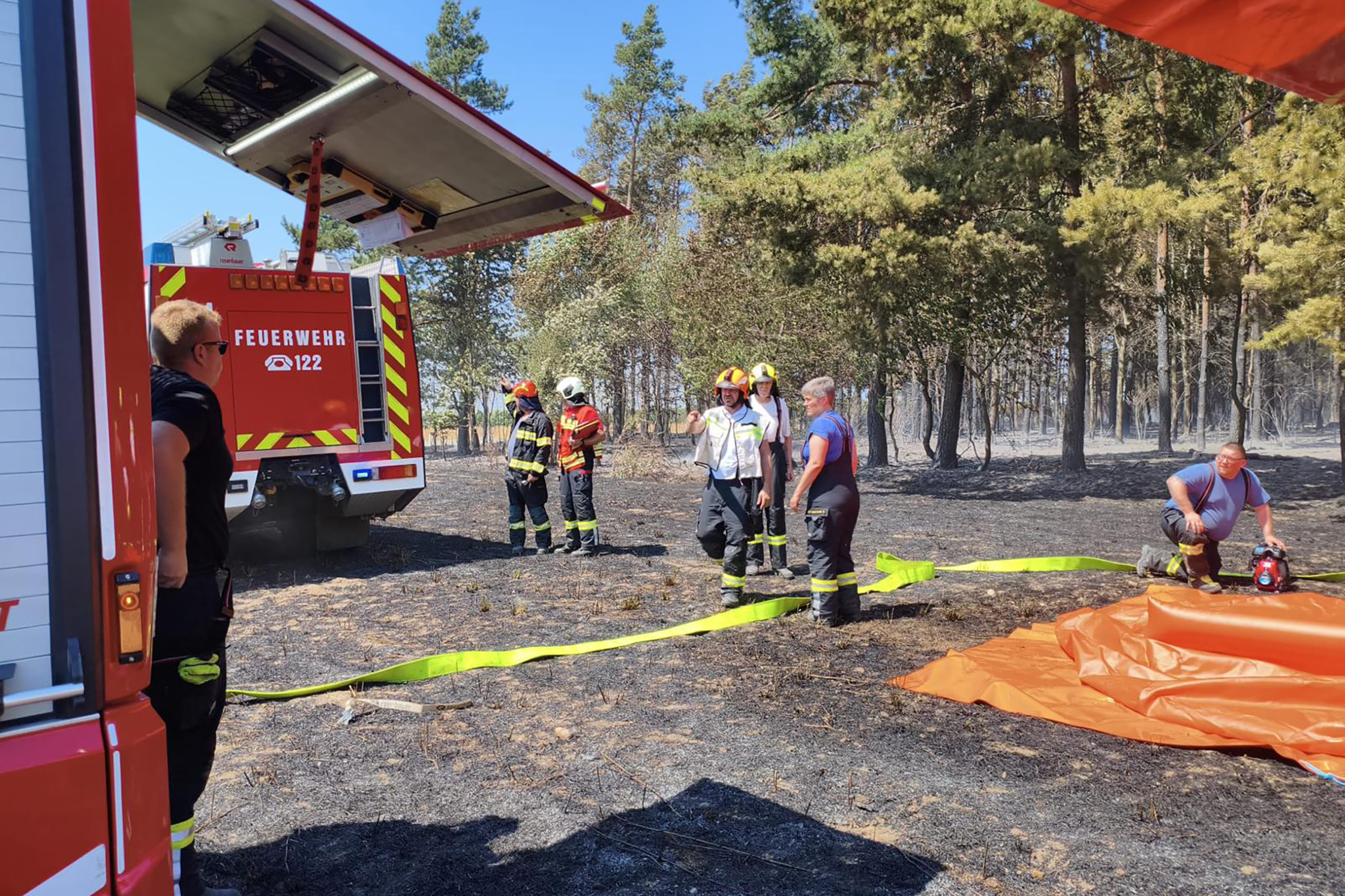 Feuerwehreinsätze wie jener bei einem Waldbrand in Sieggraben forderten von den Feuerwehren rasches und professionelles Handeln.